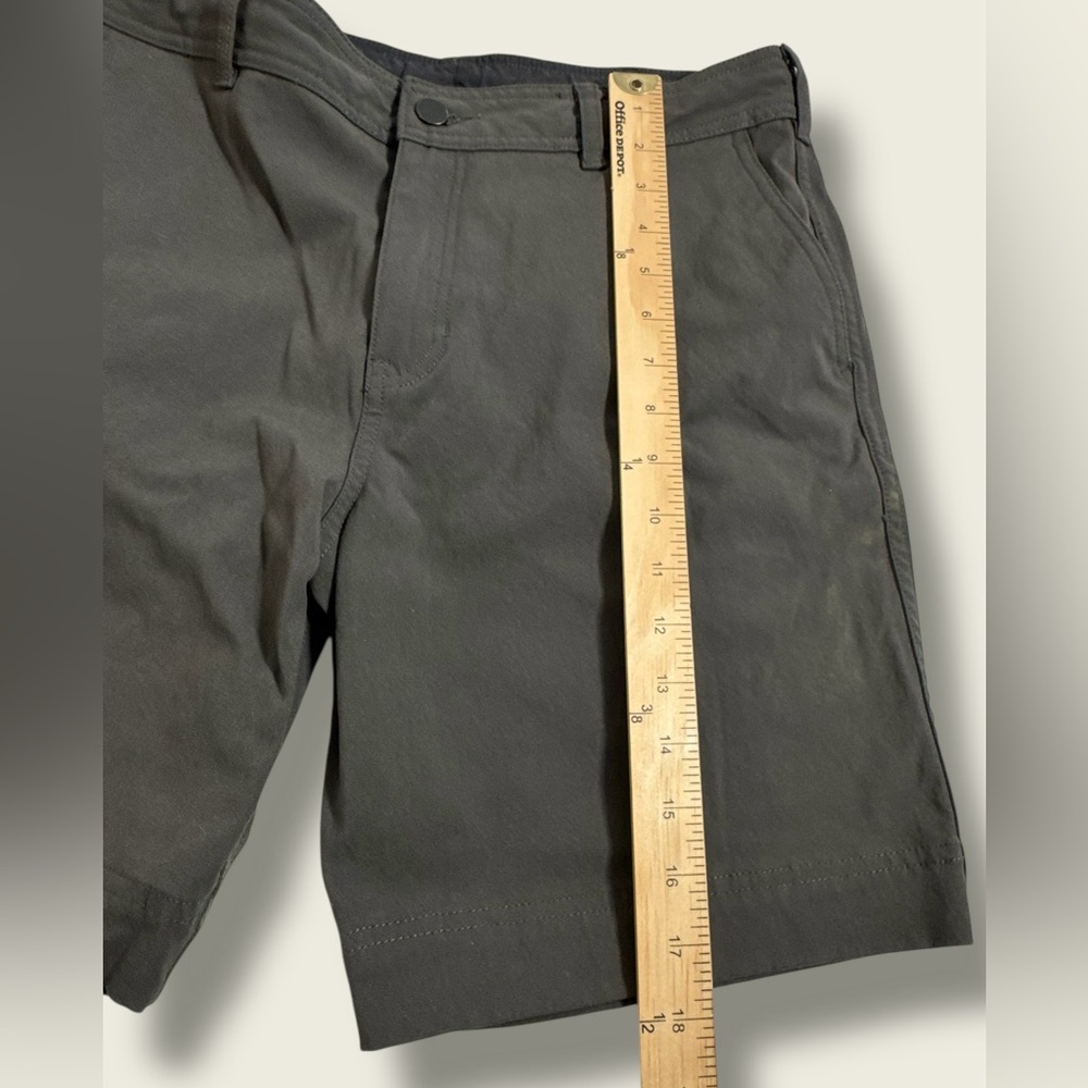 Western Rise Shorts Mens 32 Black Performance Nylon Stretch Travel Golf Outdoors - Picture 7 of 10